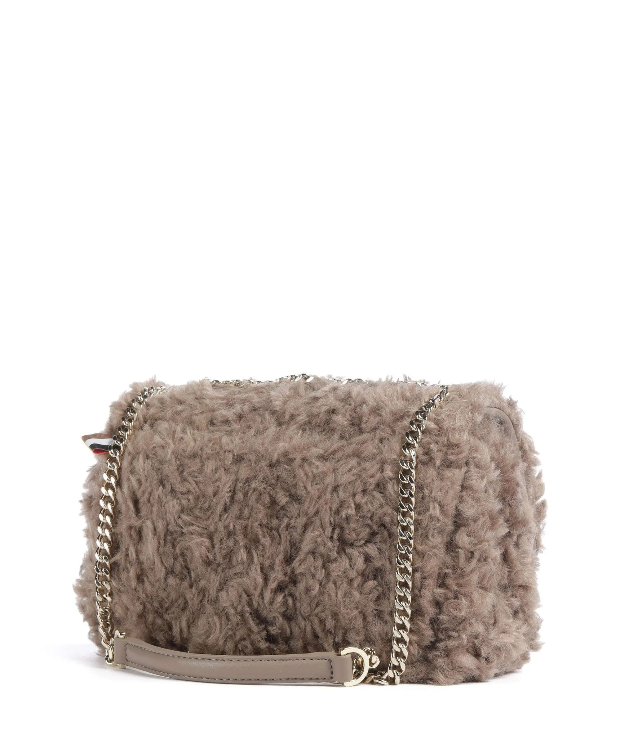 Boss Black Brown Fur B Icon Shoulder Bag 10273639 01