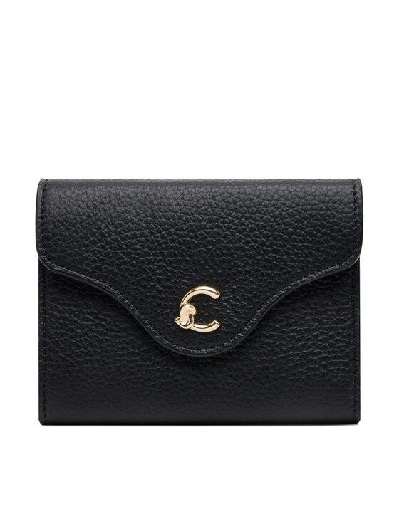 C-Me Black Leather Wallet E2SSL11F001