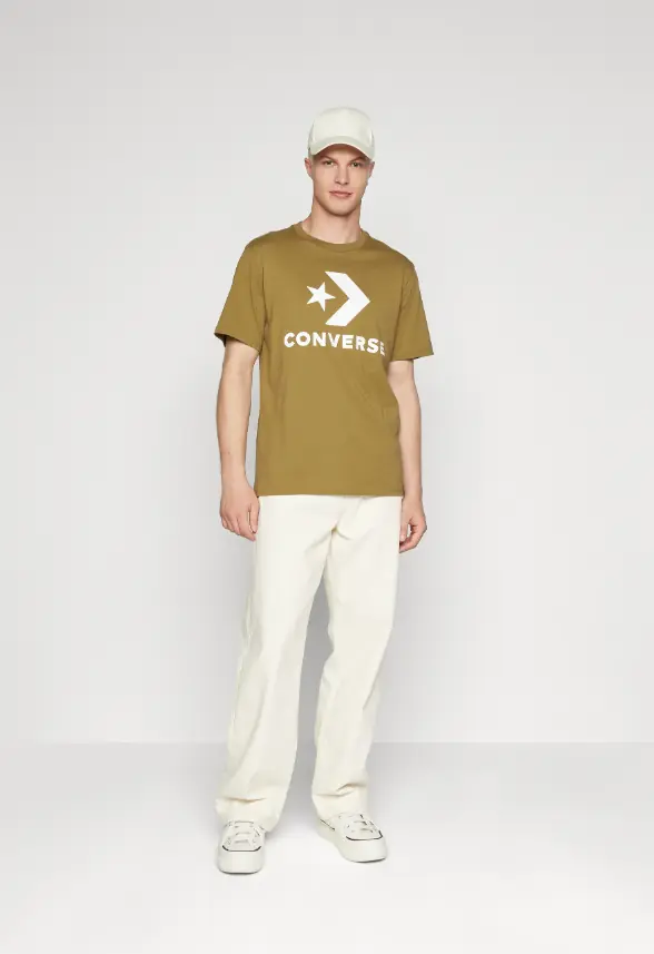 Go-To Star Chevron Logo Olive Green Unisex T-Shirt