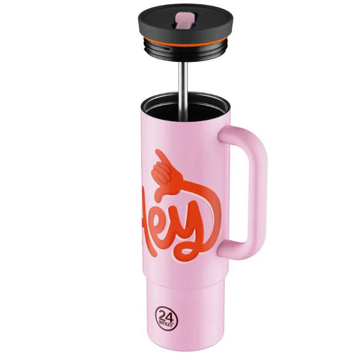Hey Pink! Straw Cup 800ml 