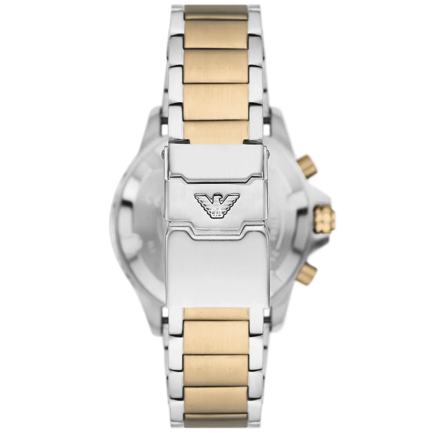 Chronograph Silver and Gold Two-Tone Stainless Steel Men's Watch AR11606