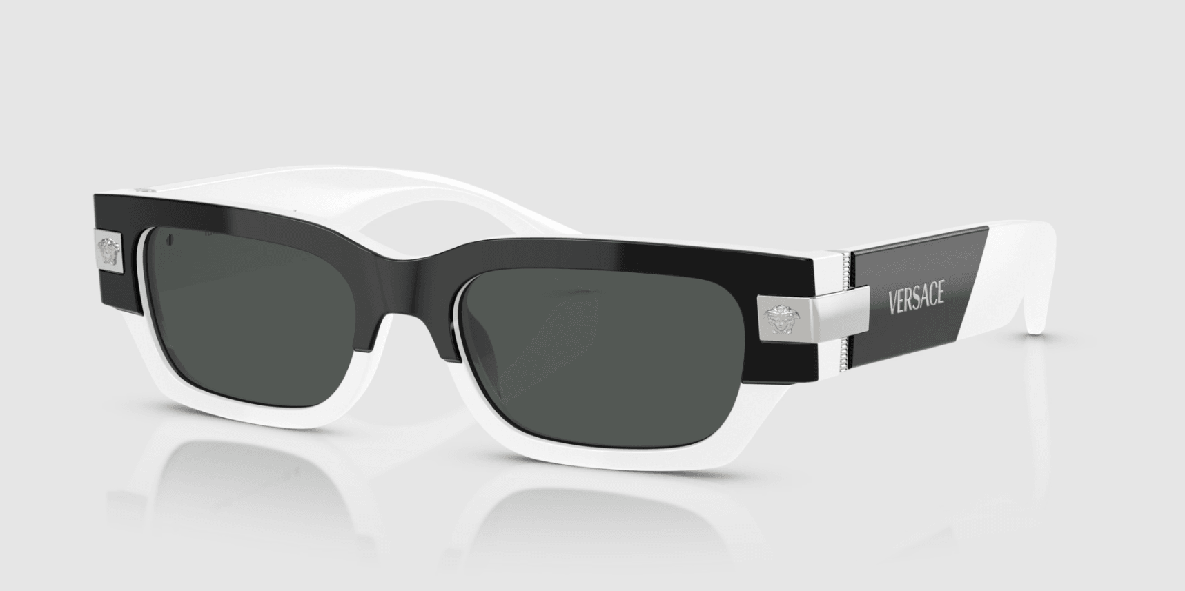 Grey Lens Rectangle Sunglasses 0VE446554598753