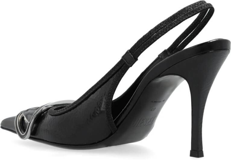 D-Venus SB Black Dames High Heels