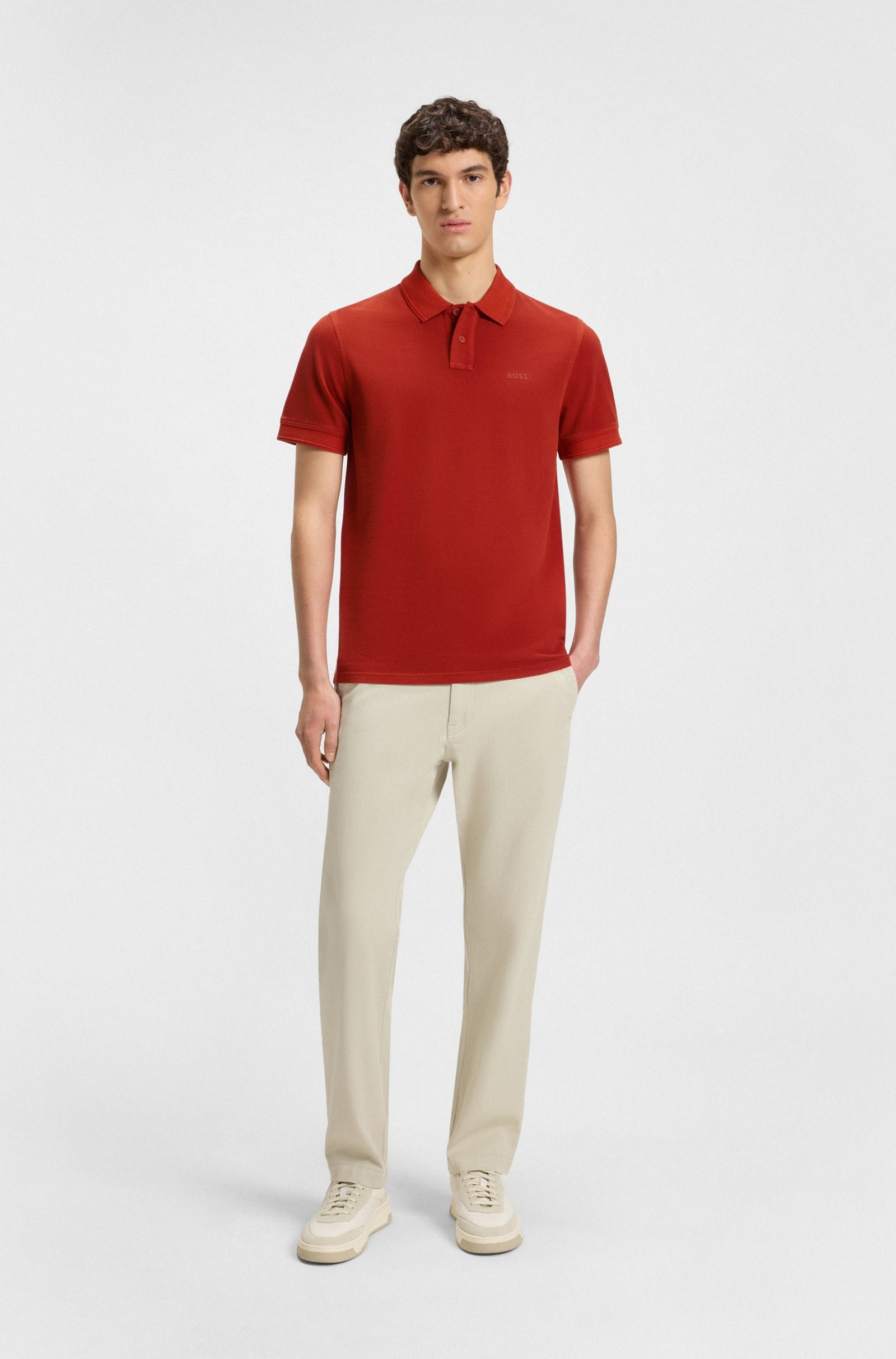 Boss Orange Prime Open Orange Polo T-Shirt 50507813