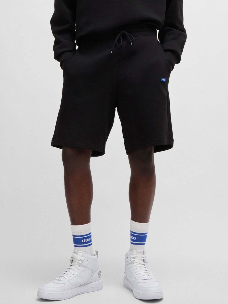 Hugo Blue Nasensio Black Jersey Short 1024911001