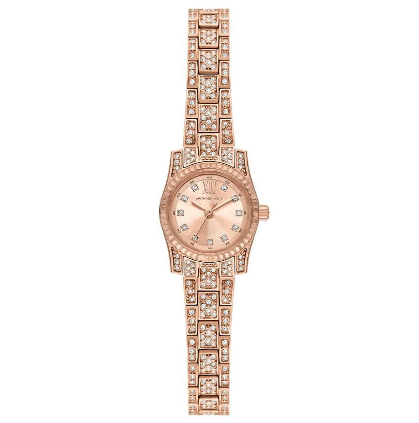 Mini Lexington Pavé Rose Gold-Tone Women's Watch MK4863