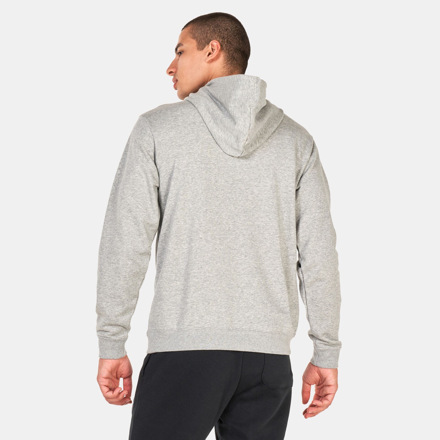 Standard Fit Center Front Large Chuck Patch Core Grey Unisex Sweatshirt