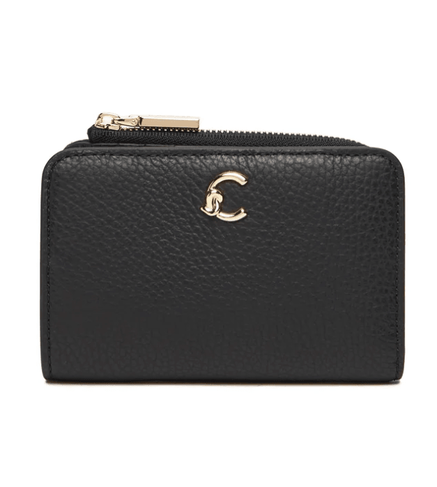C-Me Black Leather Wallet E2SSL11D121