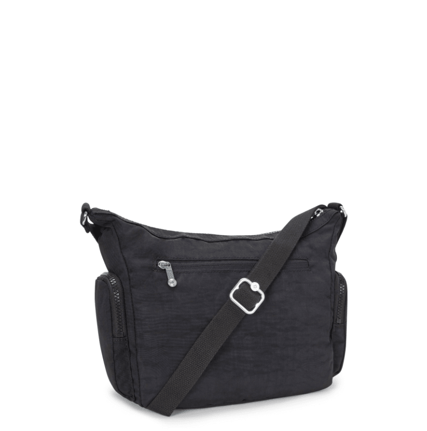 Medium Crossbody Bag with Adjustable Straps Female Black Noir Gabb S 