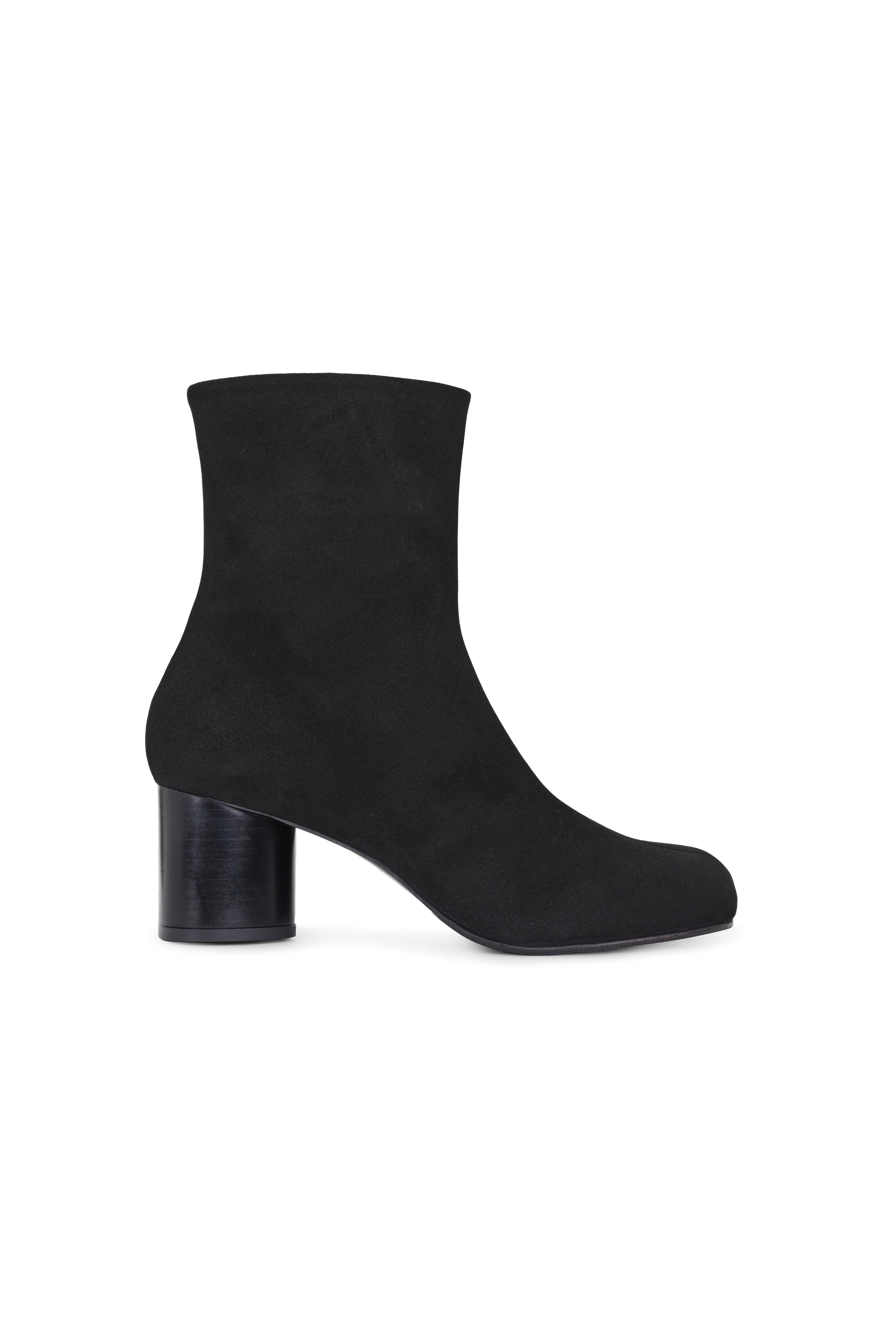 Suede Heel Boots 