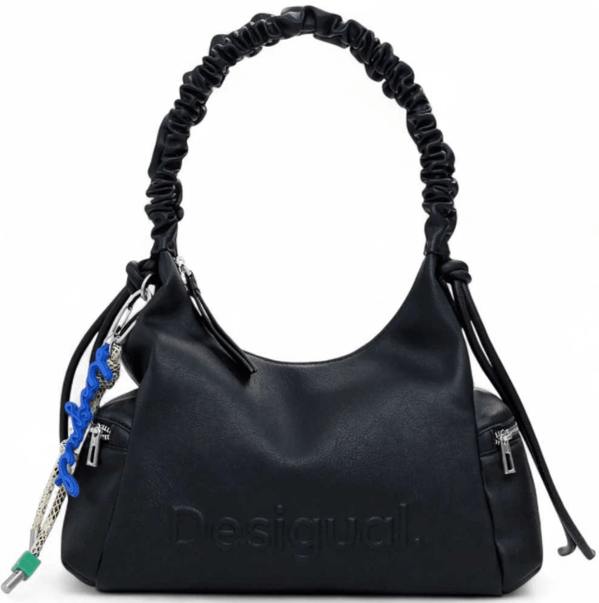 Half Logo Montville Black Shoulder Bag 
