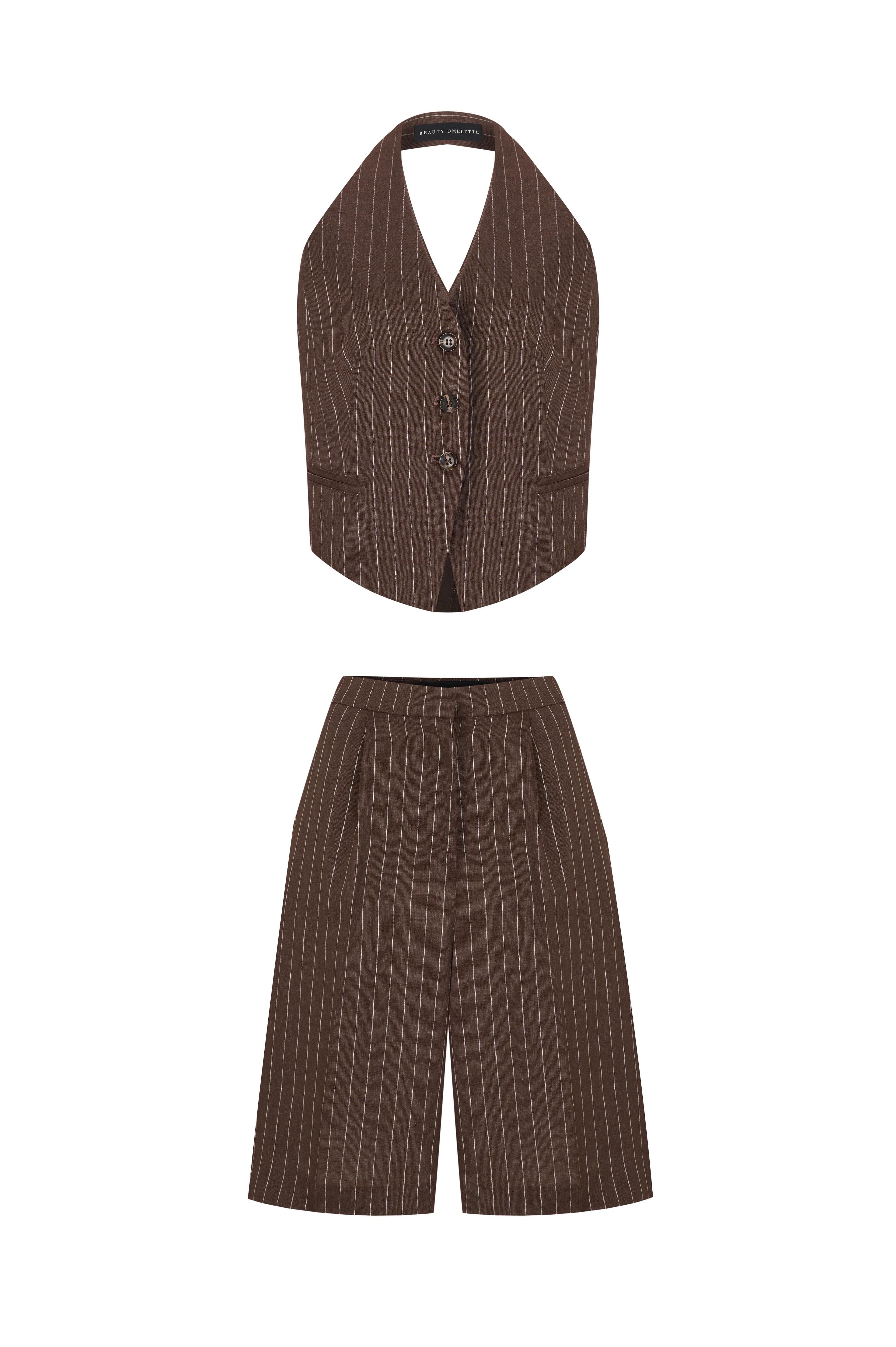 Striped Bermuda Short