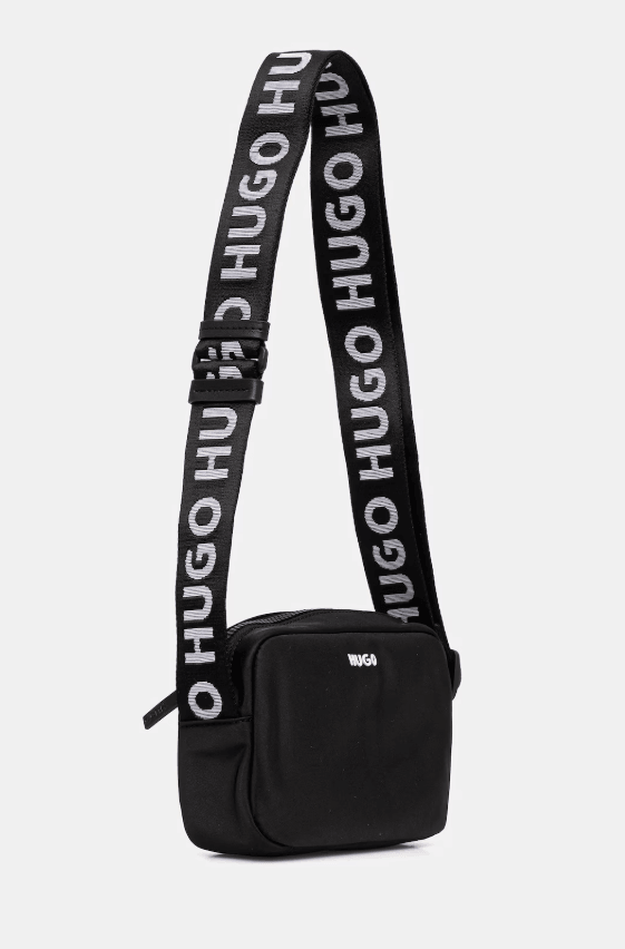 Hugo Red Bel Black Crossbody Bag 1026036801 