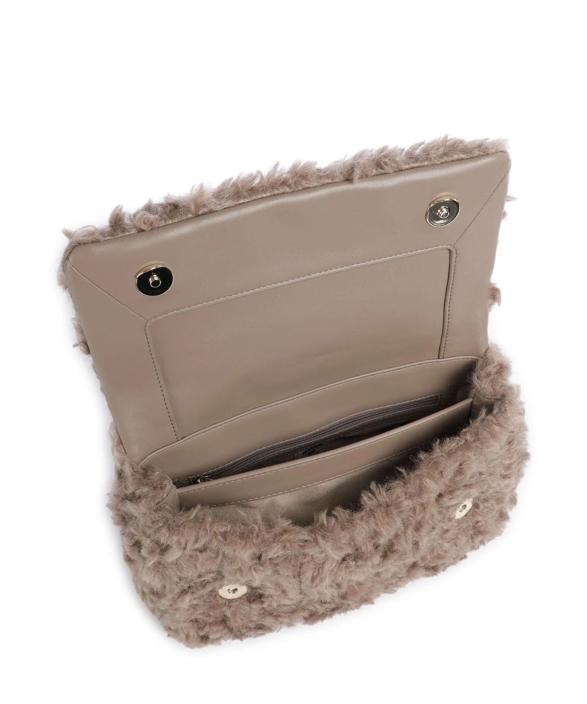 Boss Black Brown Fur B Icon Shoulder Bag 10273639 01