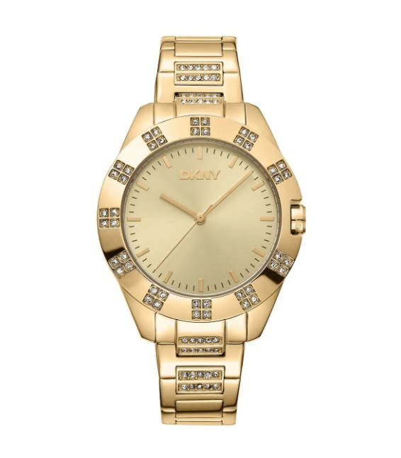 Gold Stainless Steel Women's Watch DK1L019M0035
