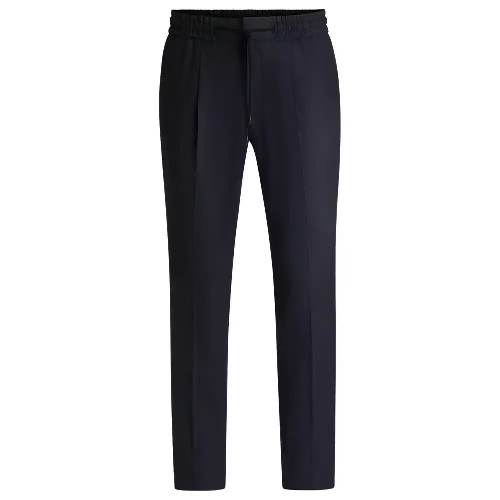 Hugo Red Elastic Dark Blue Pants 1026647201