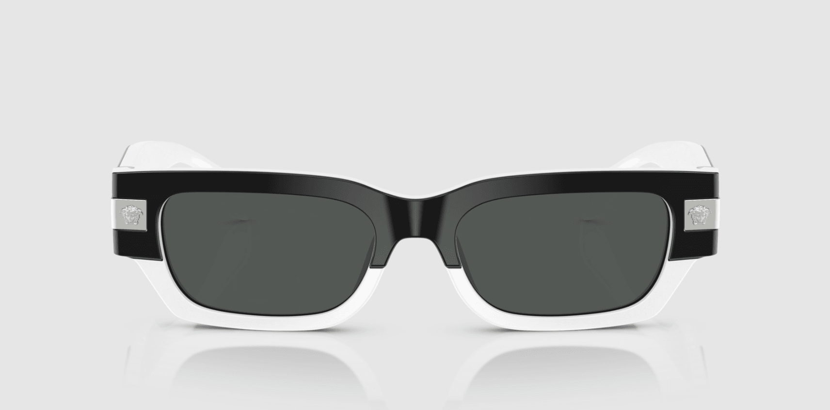 Grey Lens Rectangle Sunglasses 0VE446554598753