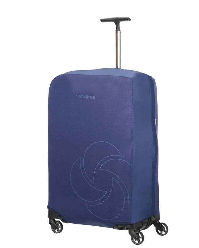 Travel Accessories - Blue Foldable Luggage Cover Size - M/L