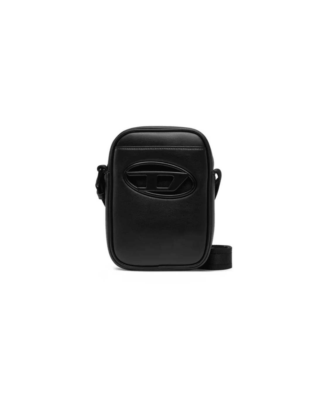 Holi-D Black Leather Crossbody Bag 