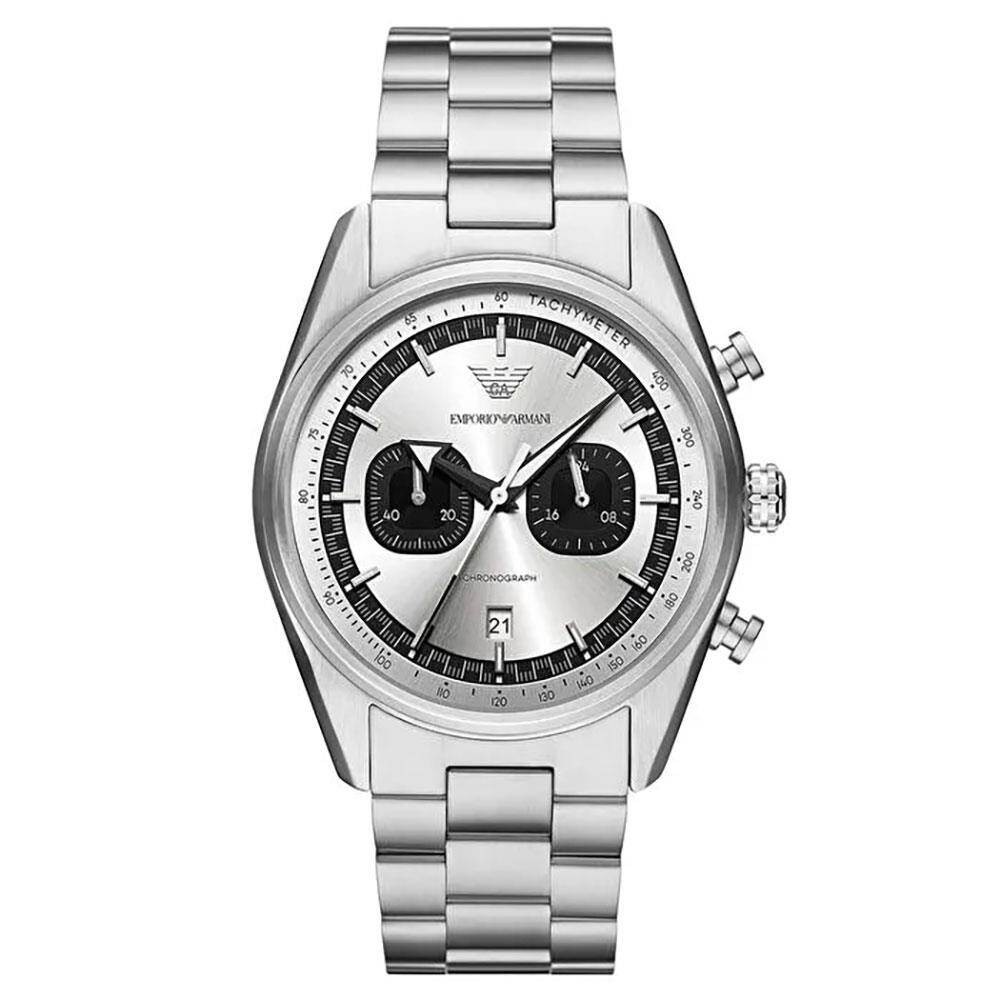 Silver Tone Chronography Men's Watch AR11636