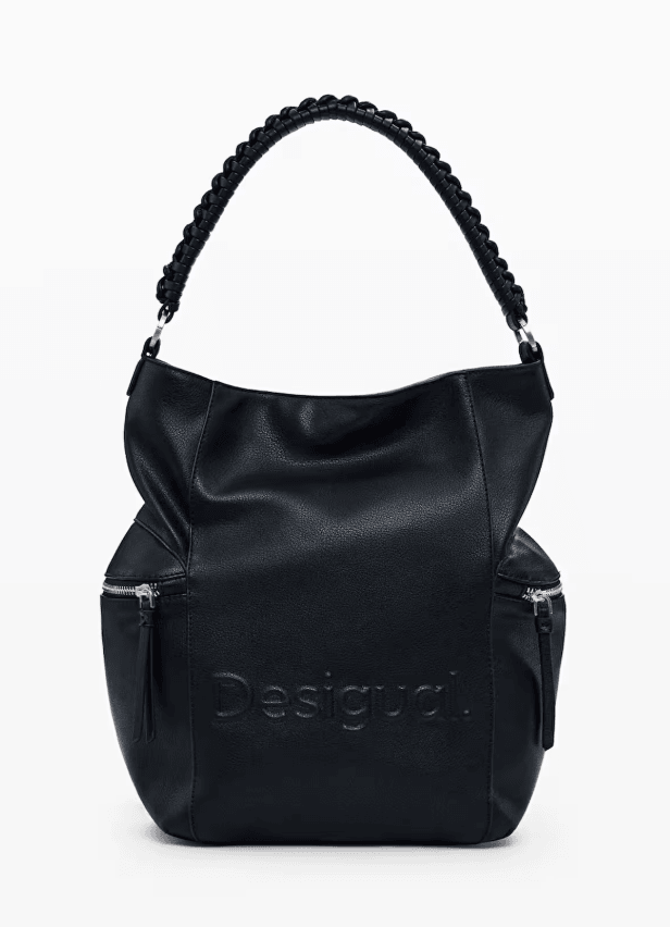 Half Logo Arica Black Backpack 