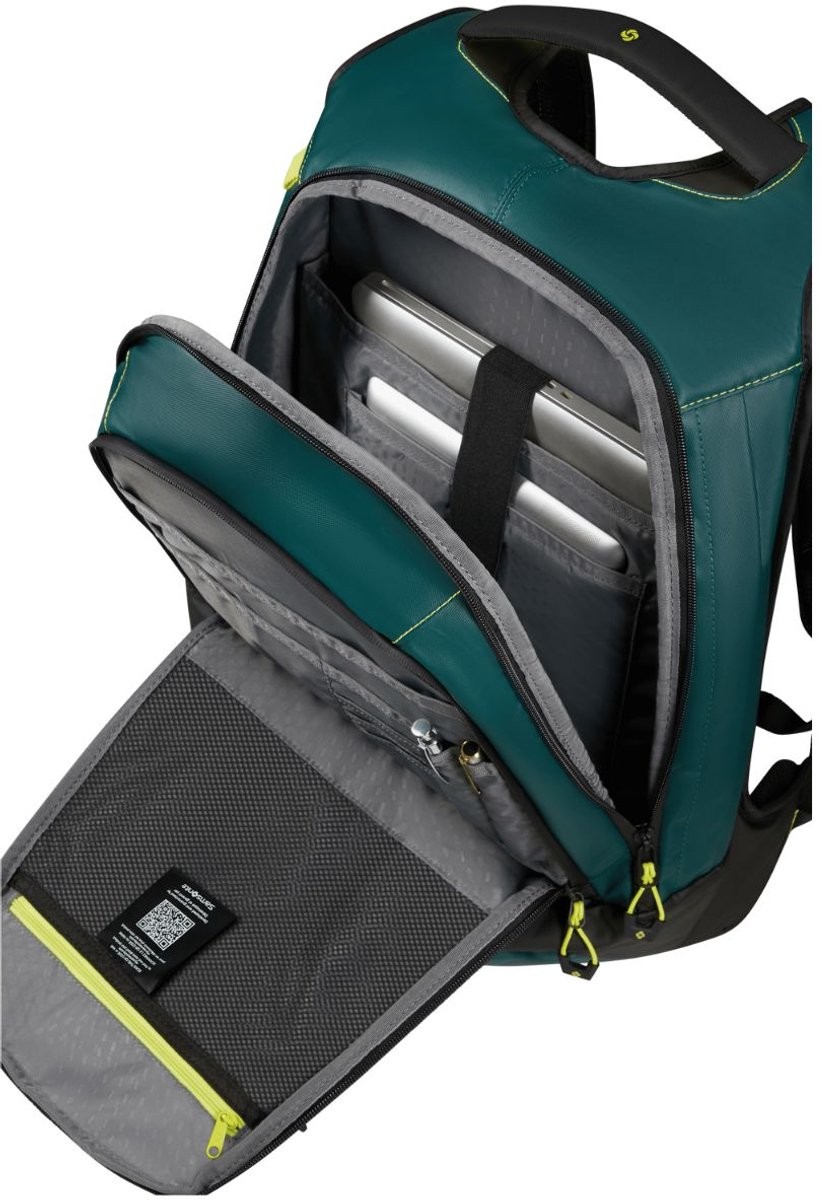 Eco Diver Dark Time Lime Large Backpack 