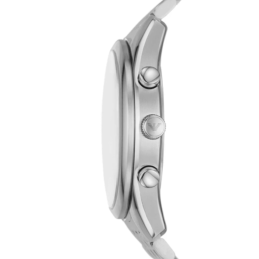 Metallic Grey Stainless Steel Men's Watch AR11582