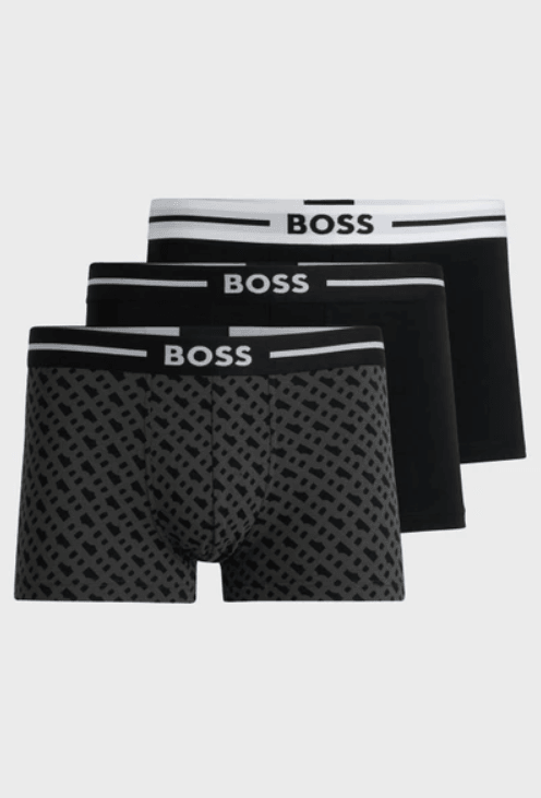Boss Black 3Pack Bold Design Underwear 1026739901