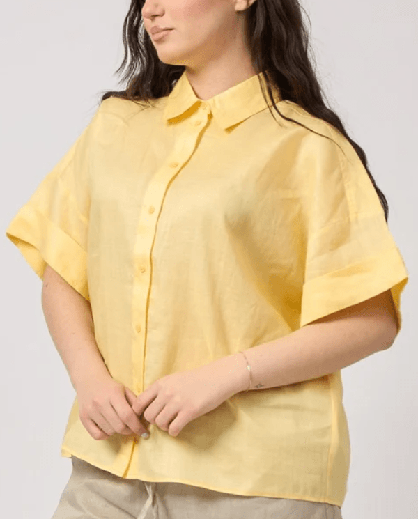 Boss Orange C Bisenas Bright Yellow Shirt 1027027601