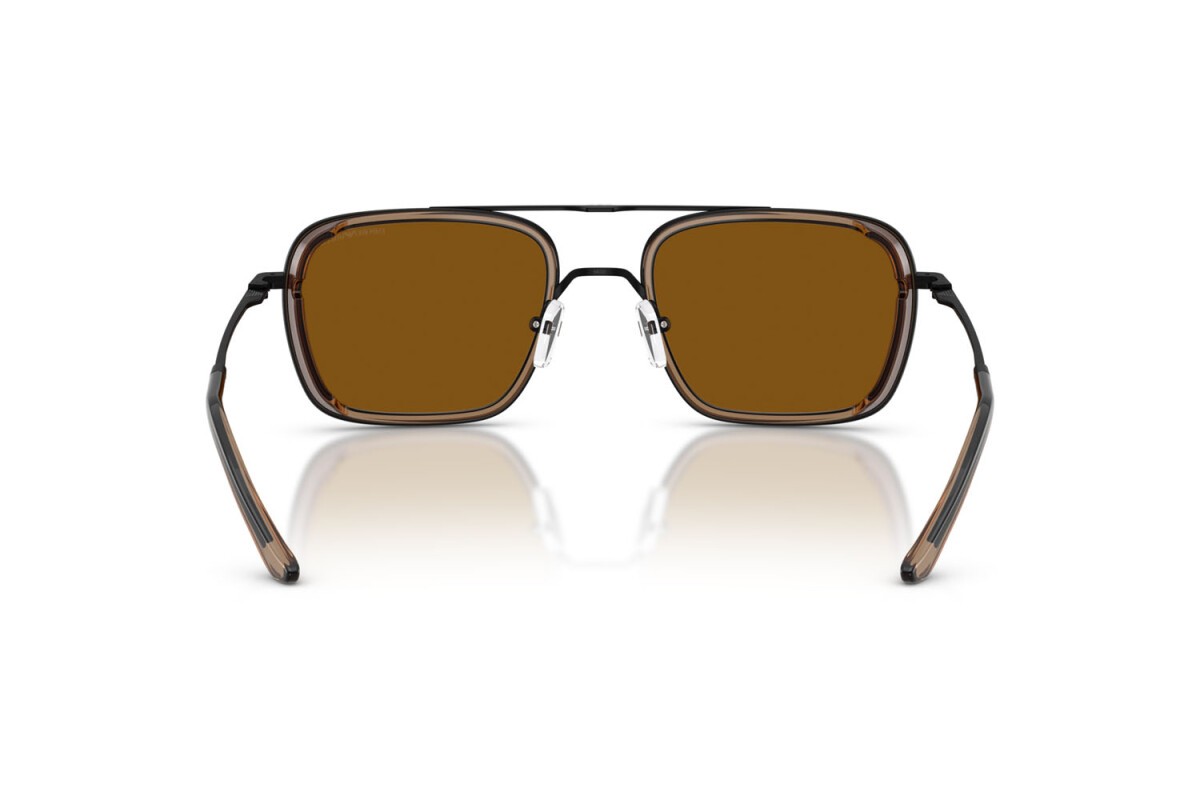 Metal Dark Brown Sunglasses 0EA2162