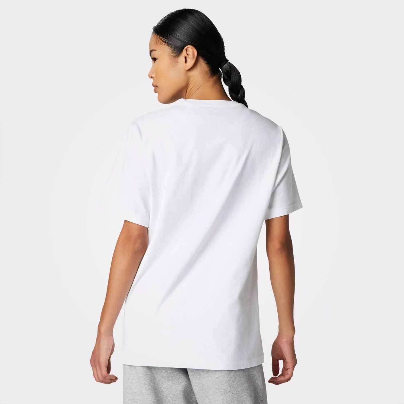 CONVERSE EMBROIDER CHVRON T-SHIRT WHT S