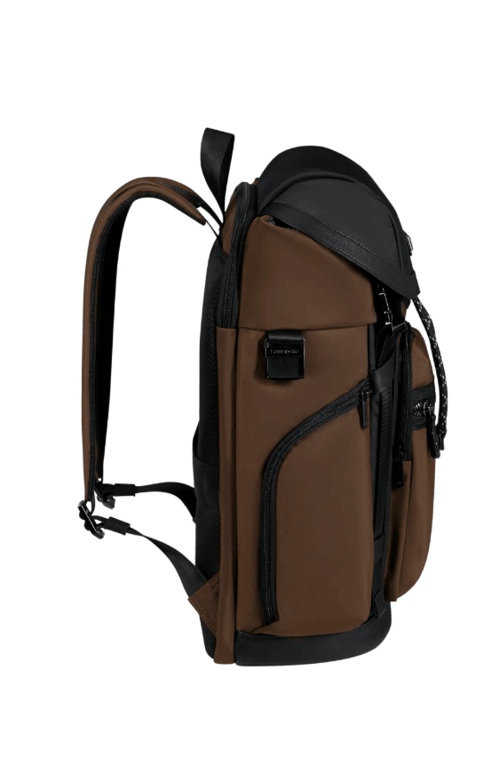 RelyOn Brown Backpack Medium 15.6 Flap