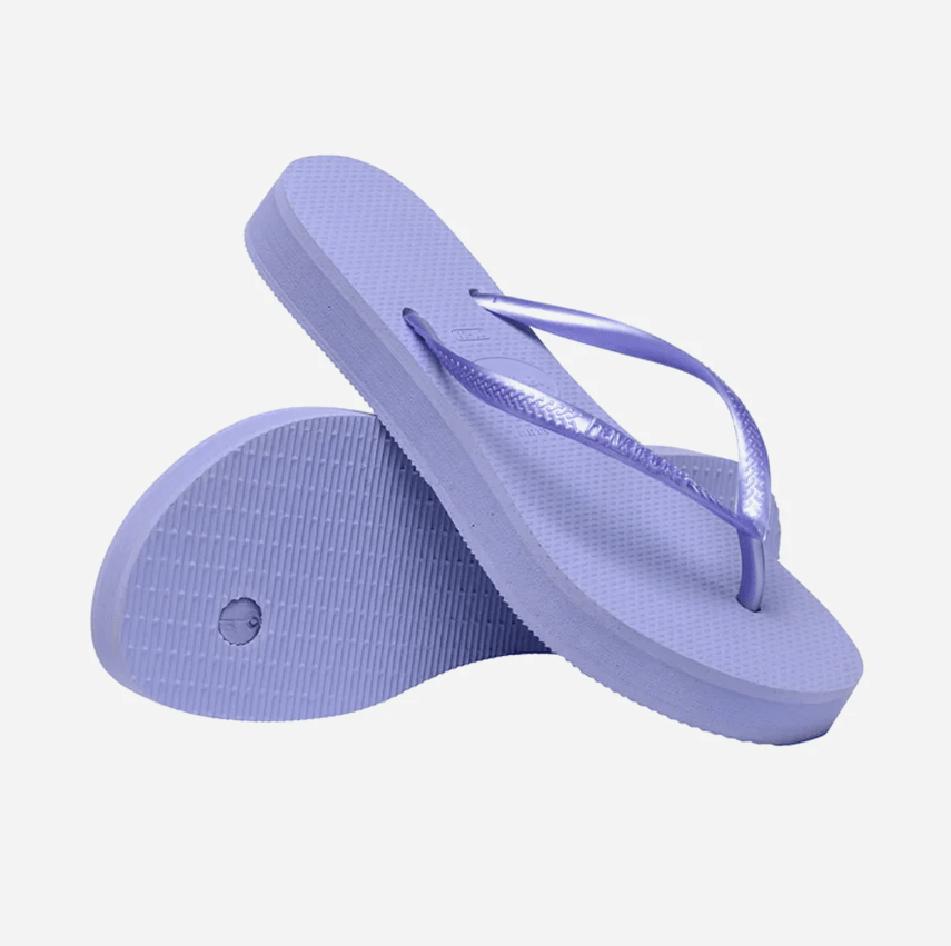 Slim Flatform Flip Flops Lilac Breeze