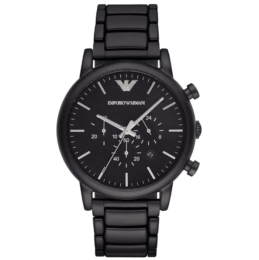 Chronograph Black Stainless Steel Men's Watch AR1895