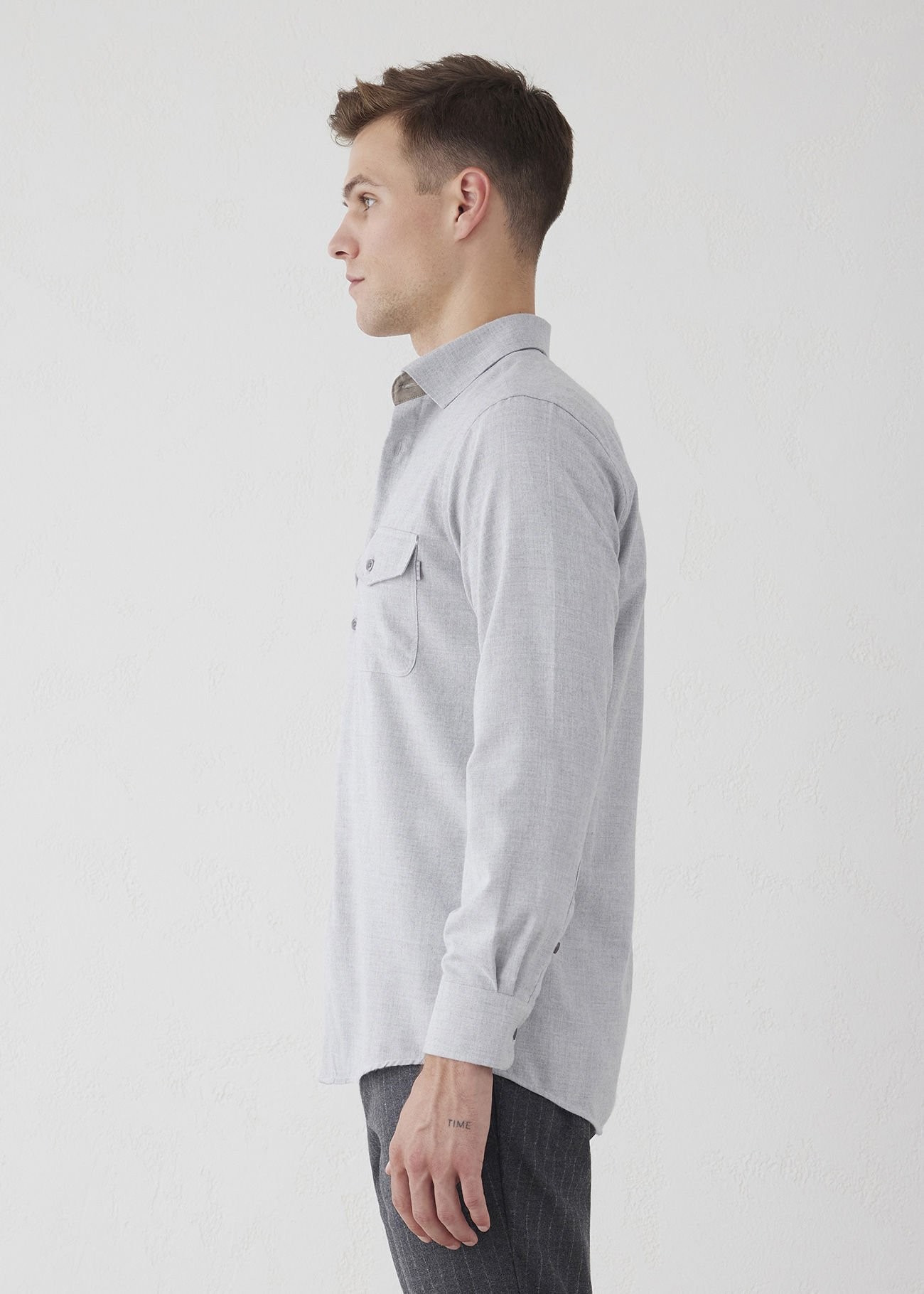 BORIS BECKER KAMORO SHIRT LIGHT GREY