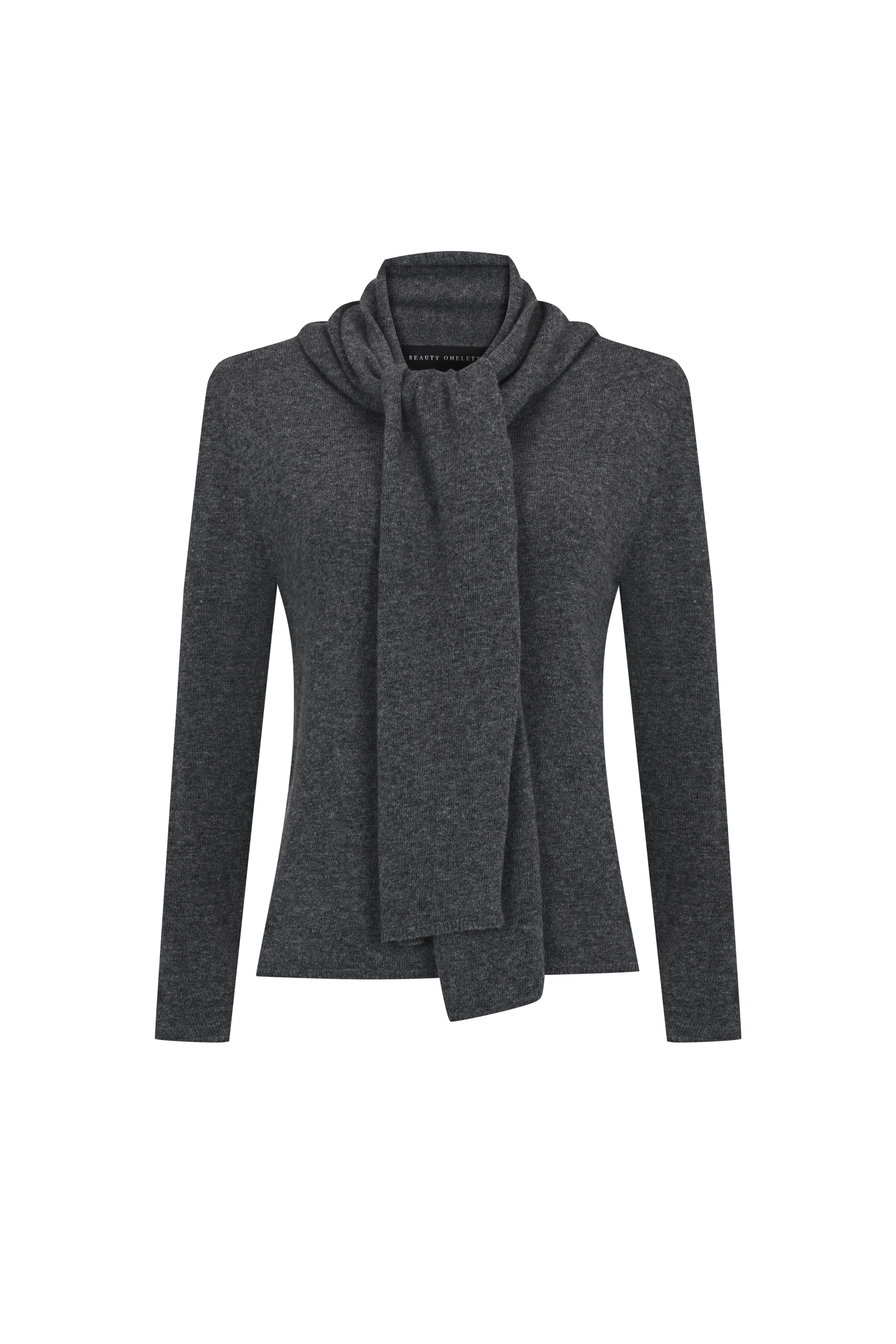 Knitwear with Scarf Detail 