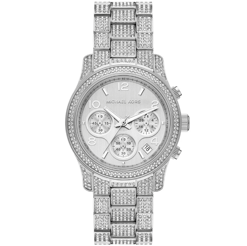 Metallic Grey Stainless Steel Women's Watch MK7434