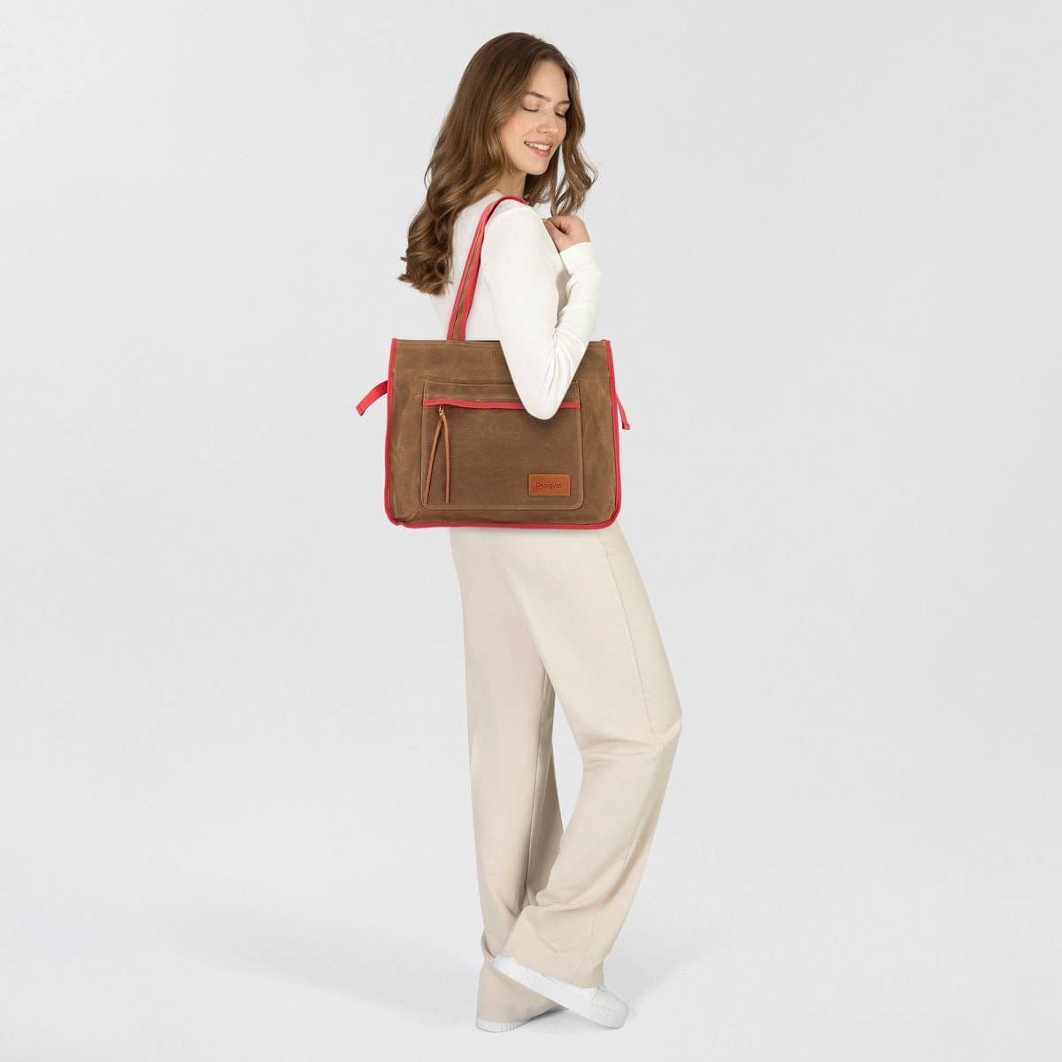 Mediterraneo Khiva Camel Pink Hand Bag 
