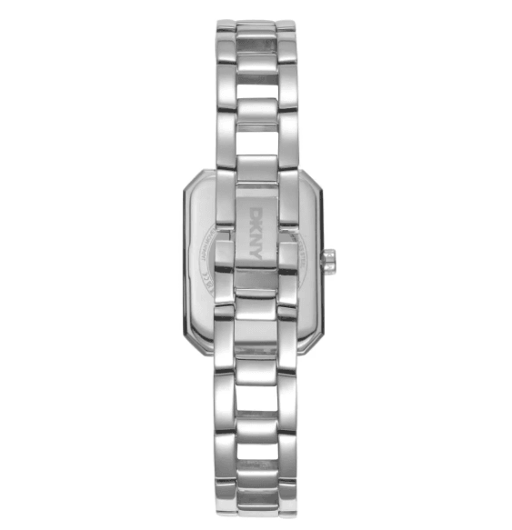 Metallic Silver Stainless Steel Women's Watch DK1L009M0055