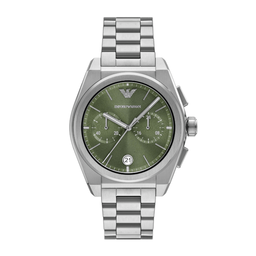 Silver Tone Chronograph Men's Watch AR11640