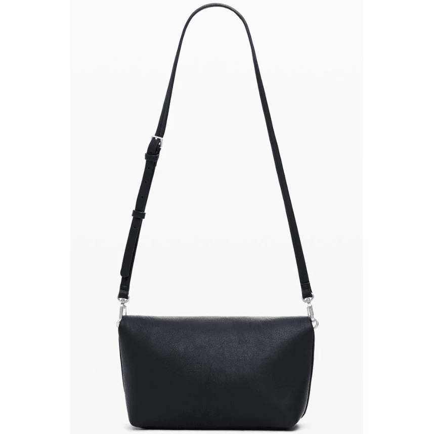 Half Logo Trokel Black Shoulder Bag