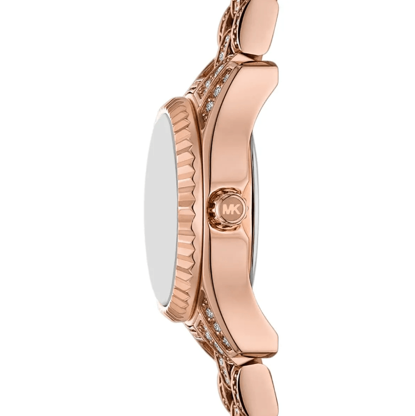 Mini Lexington Pavé Rose Gold-Tone Women's Watch MK4863
