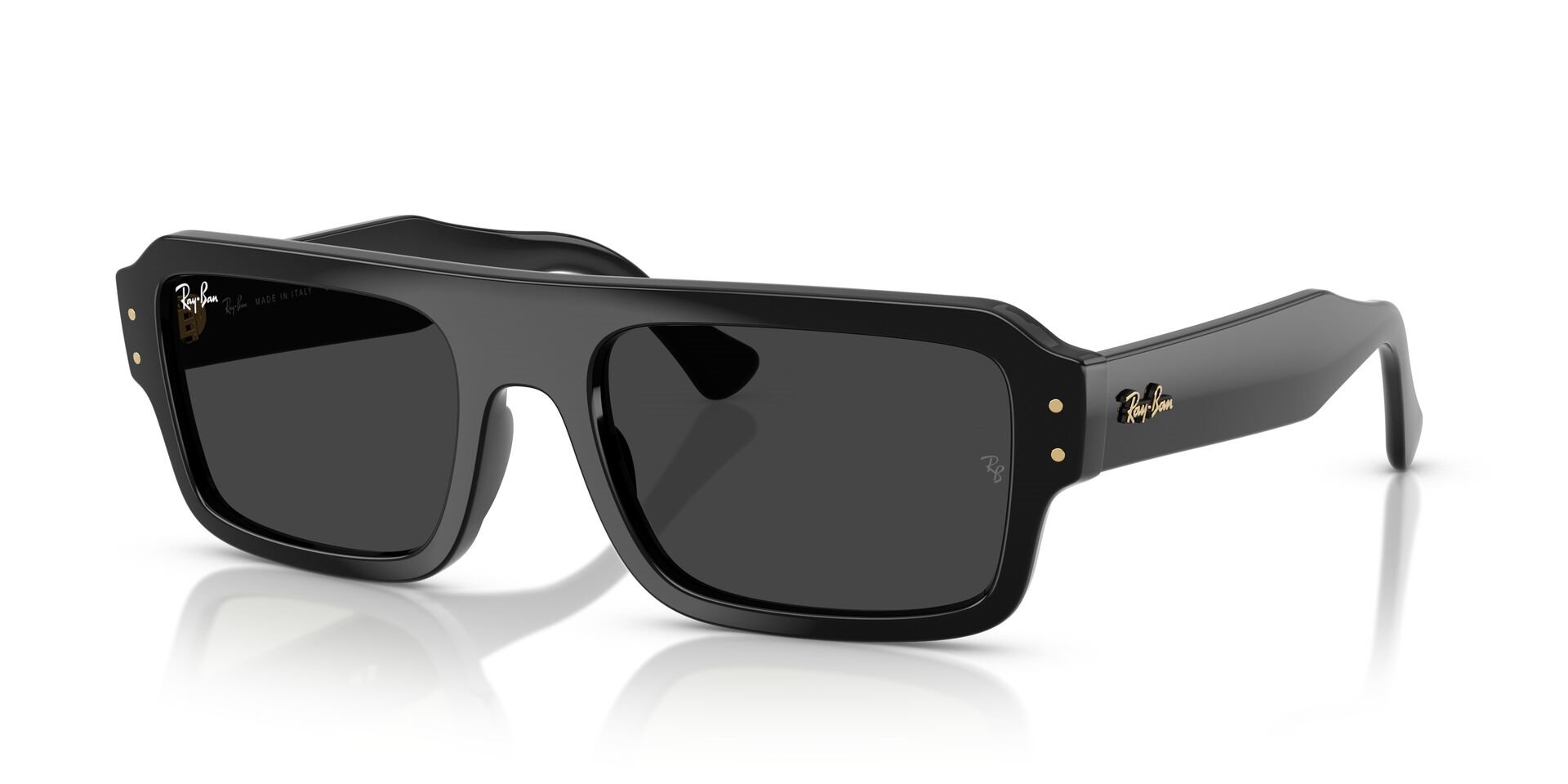 Molded Acetate Black Sunglasses 0RB4454