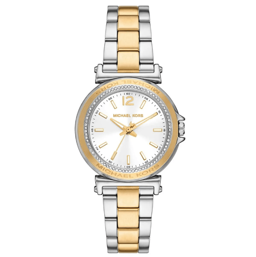 Two Tone Gold Silver Stainless Steel Maren Women's Watch MK7492
