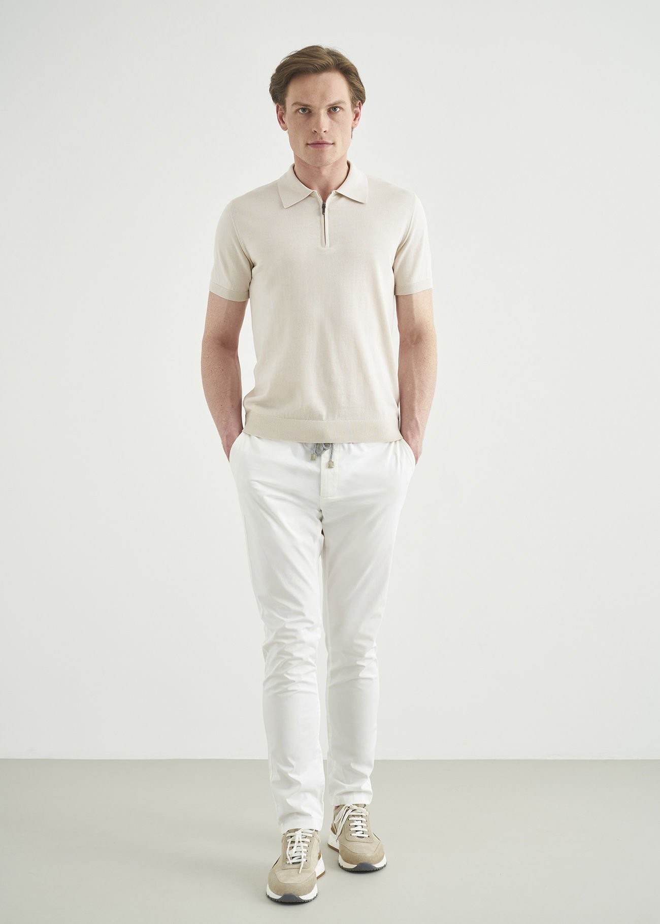 BORIS BECKER CERME POLO NECK BEIGE S