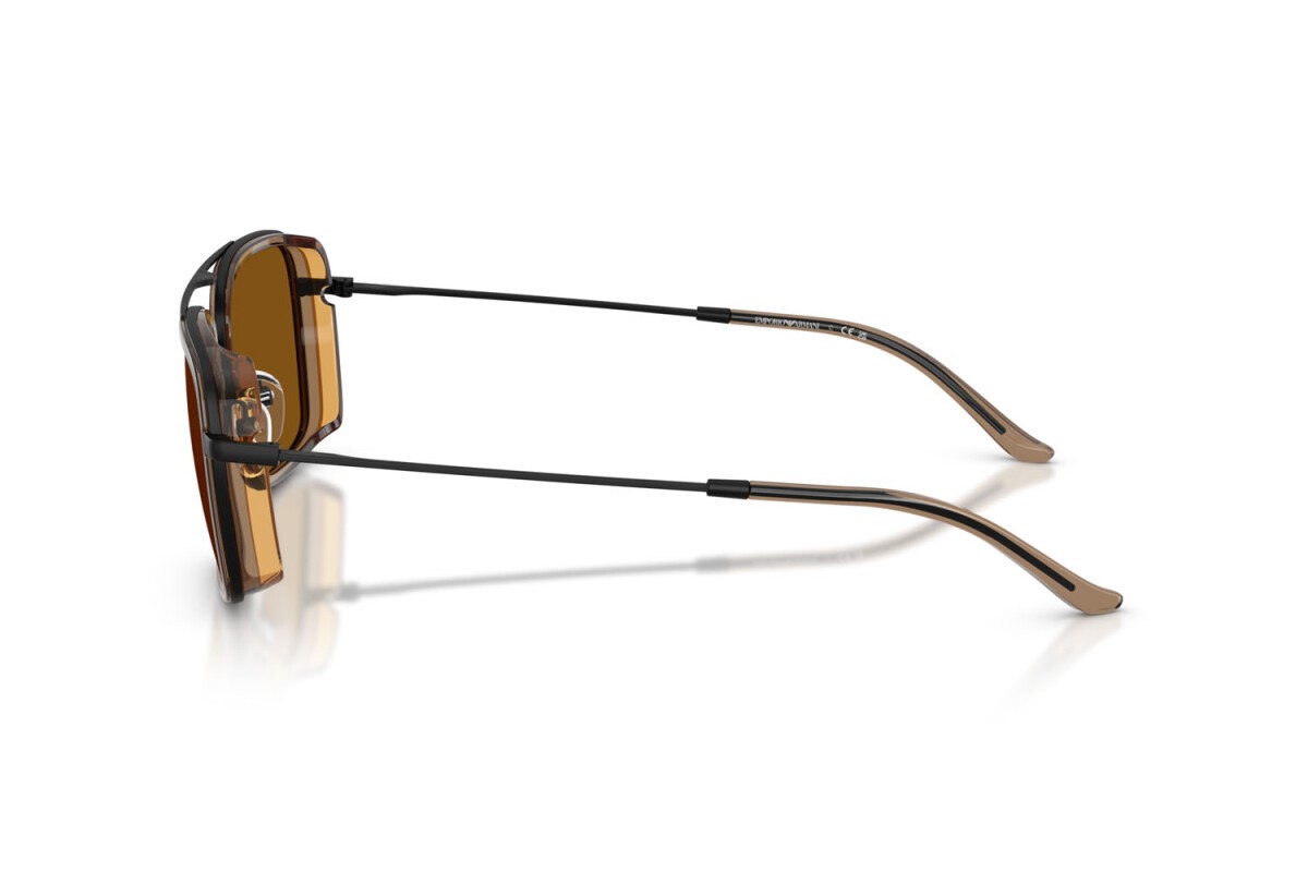 Metal Dark Brown Sunglasses 0EA2162