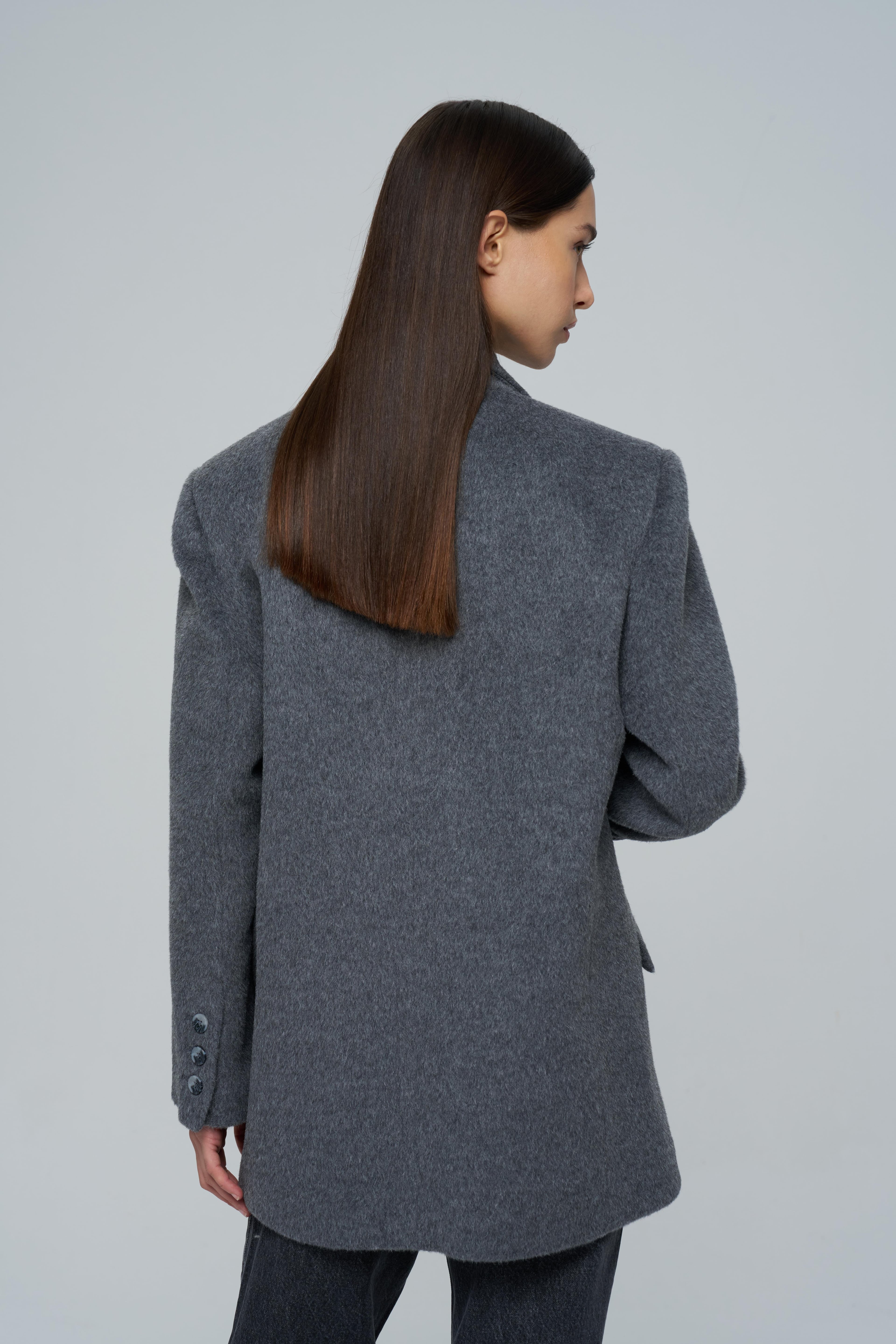 Daddy Alpaca Jacket Coat 