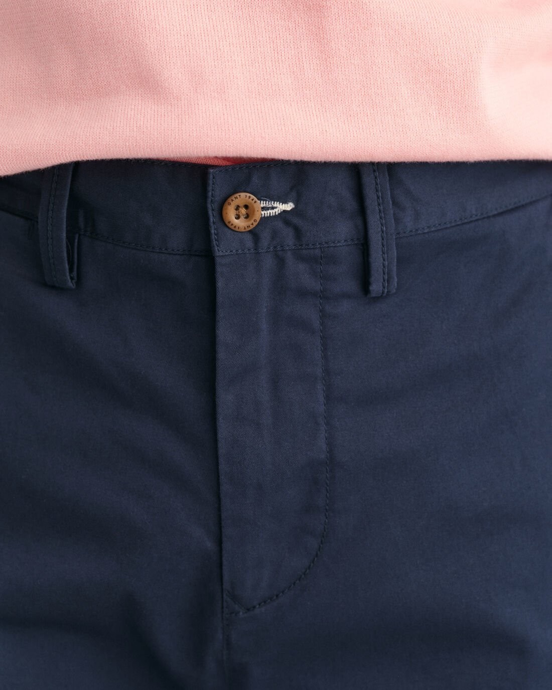 GANT REGULAR FIT TWILL CHINOS NAVY 32/32