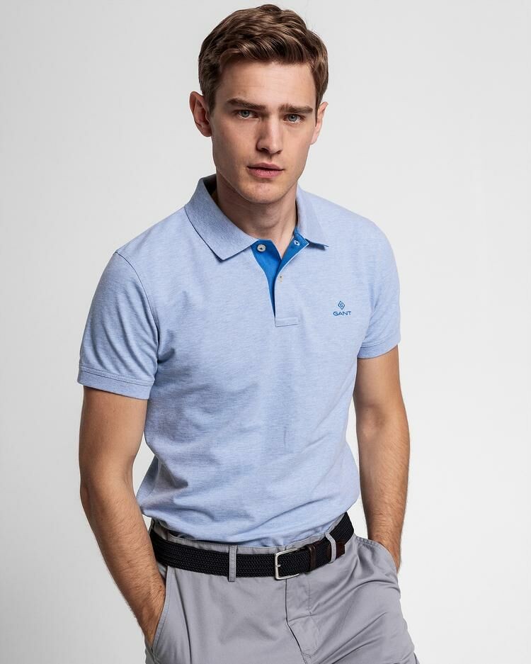 GANT CONTRAST PIQUE POLO NAVY M