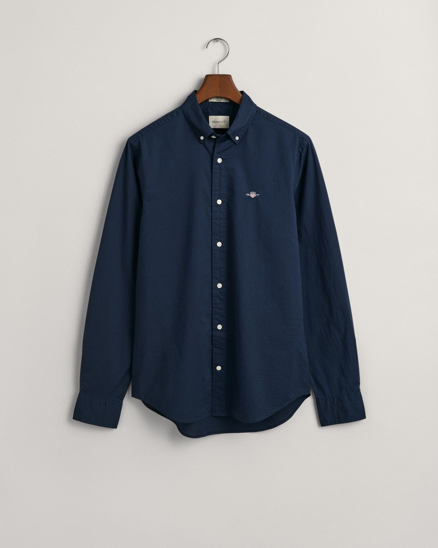 GANT FIT POPLIN SHIRT NAVY S